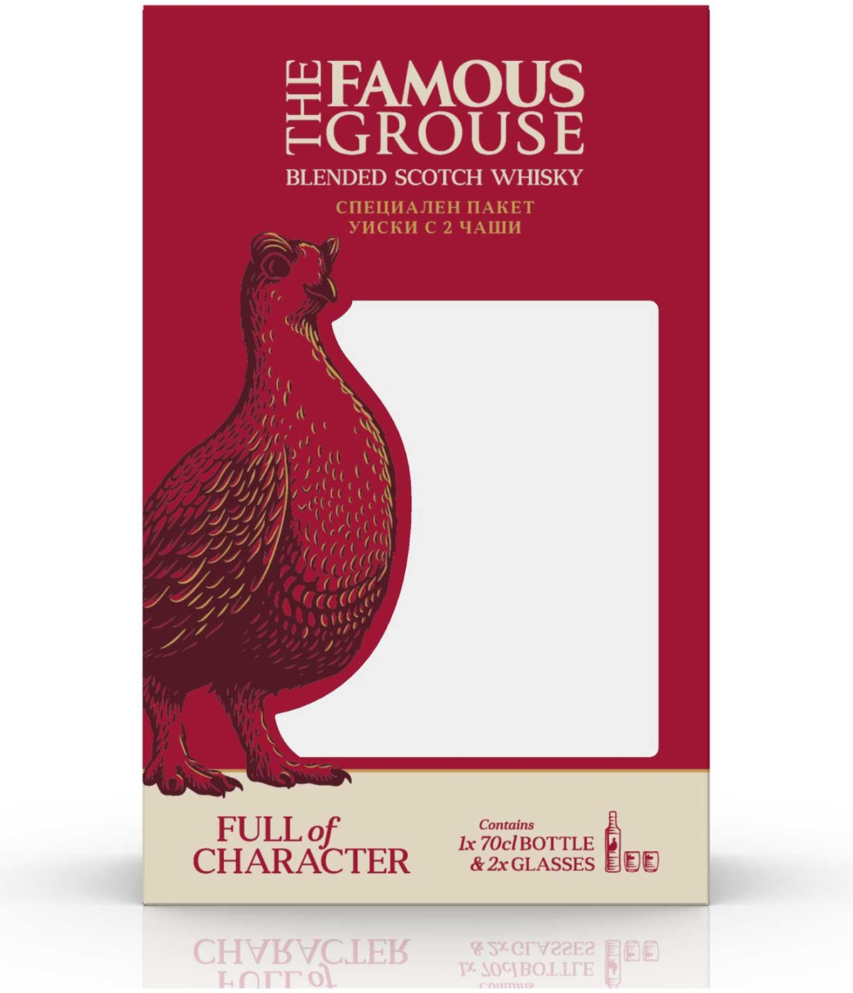 The Famous Grouse Уиски, 0.7 l, в комплект с 2 чашина ниска цена с бърза доставка - BestPC.BG