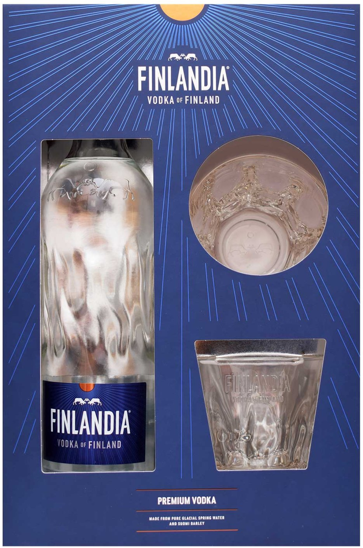 Finlandia Водка, 0.7 l, в комплект с 2 чашина ниска цена с бърза доставка - BestPC.BG