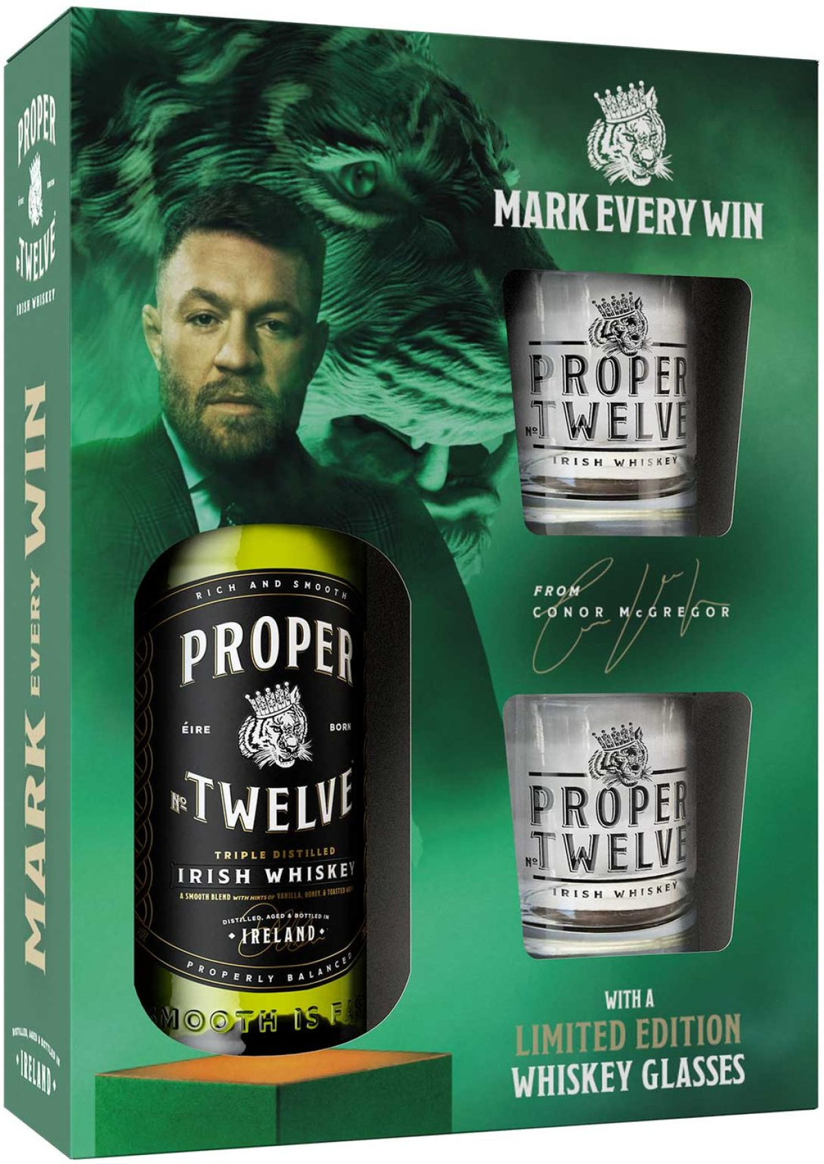 Proper Twelve Уиски, 0.7 l, в комплект с 2 чашина ниска цена с бърза доставка - BestPC.BG