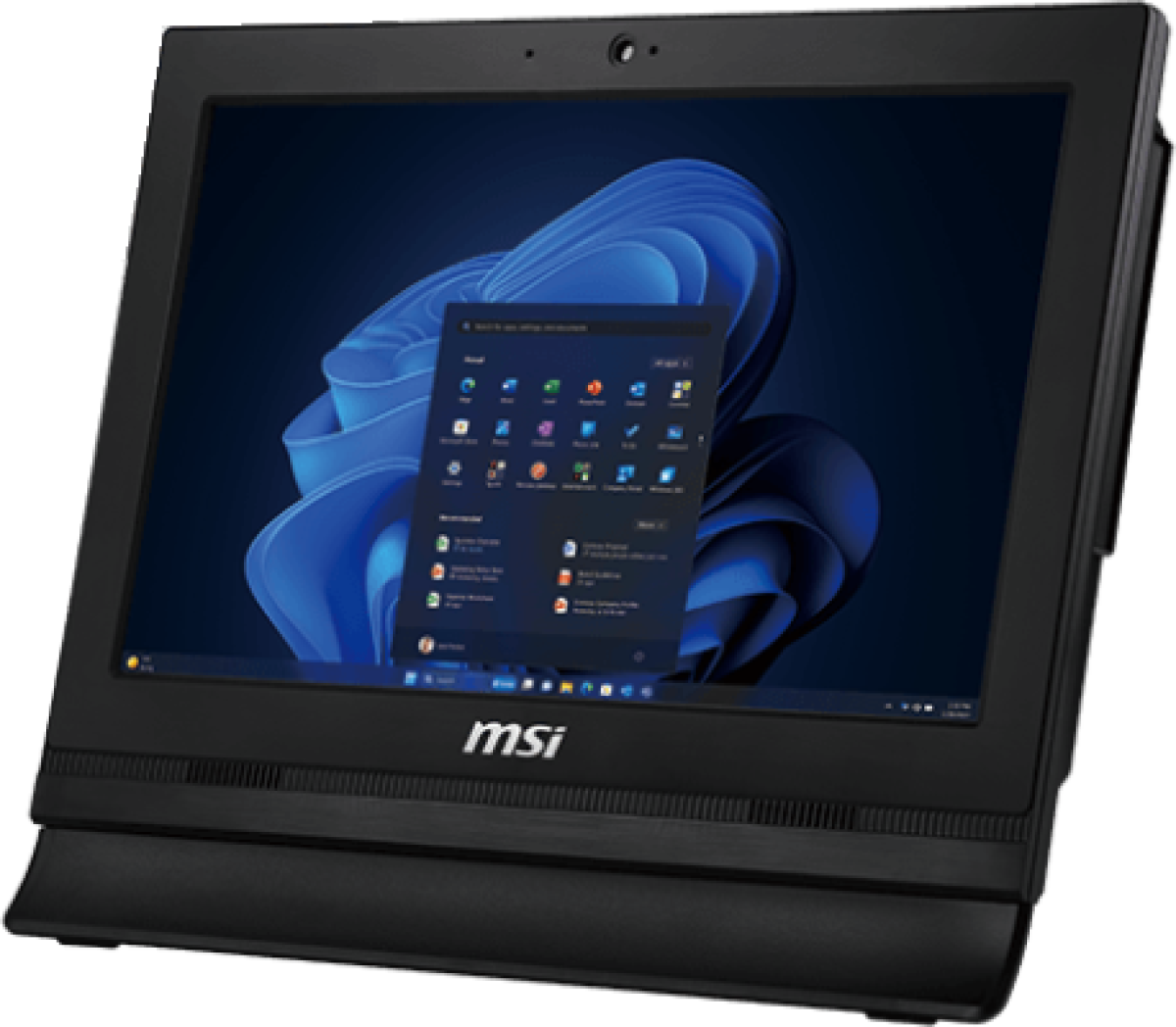 Компютър All-In-One MSI PRO AP162T ADL - 15.6", IPS панел с LED подсветка, 1920 x 1080 FHD, 1 x DDR4, 3200 MHz SO-DIMM, До 16 GB, 65 W, Черенна ниска цена с бърза доставка - BestPC.BG