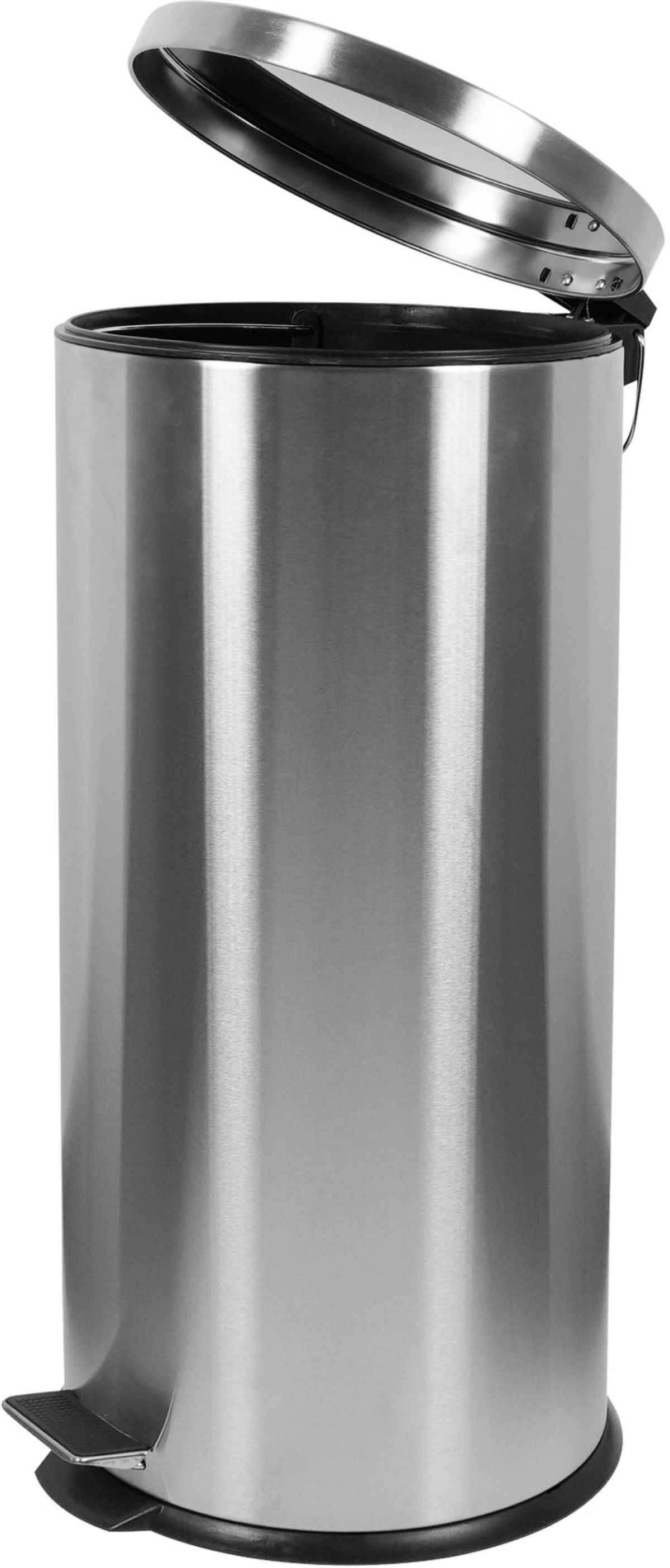 Office 1 Кош за отпадъци, с педал, метален, 29 х 29 х 65 cm, 30 L, иноксна ниска цена с бърза доставка - BestPC.BG