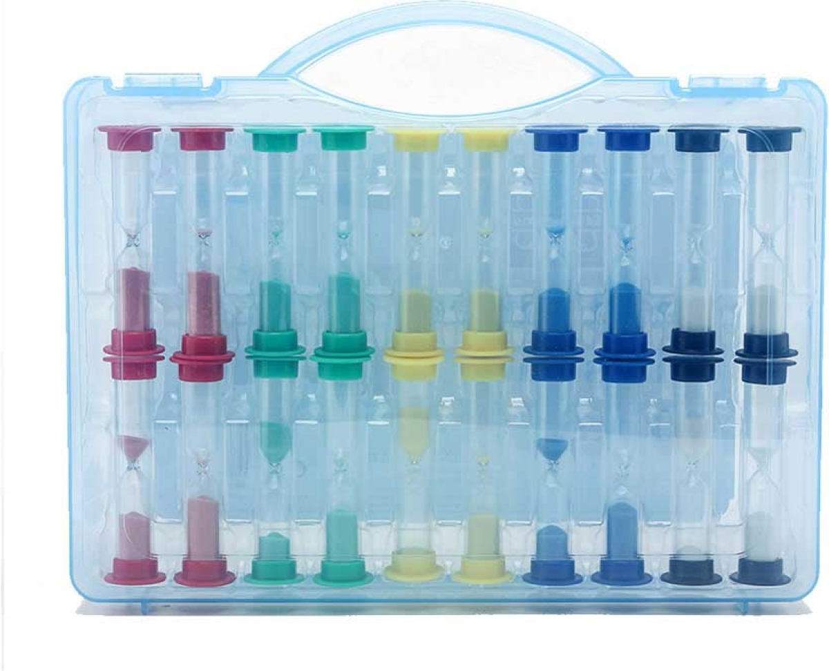 Продукт Gelsonlab Пясъчни часовници, в прозрачен куфар, 20 брояна ниска цена с бърза доставка - BestPC.BG