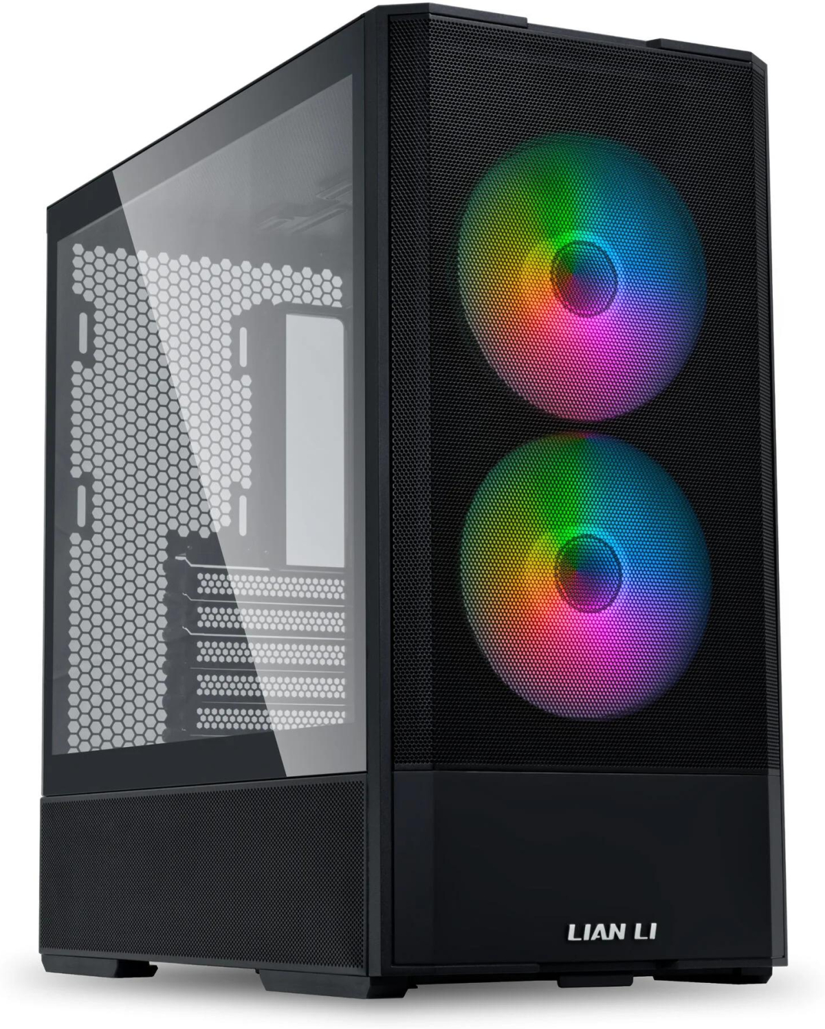 Кутия Lian Li LANCOOL 207 Mid-Tower, Tempered Glass, Черенна ниска цена с бърза доставка - BestPC.BG