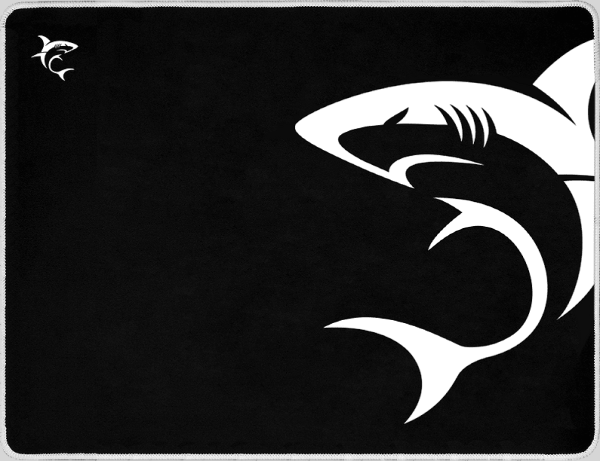 Подложка за мишка Геймърска White Shark MP-1966 SHARK L 400x300 мм, Бял/Черенна ниска цена с бърза доставка - BestPC.BG