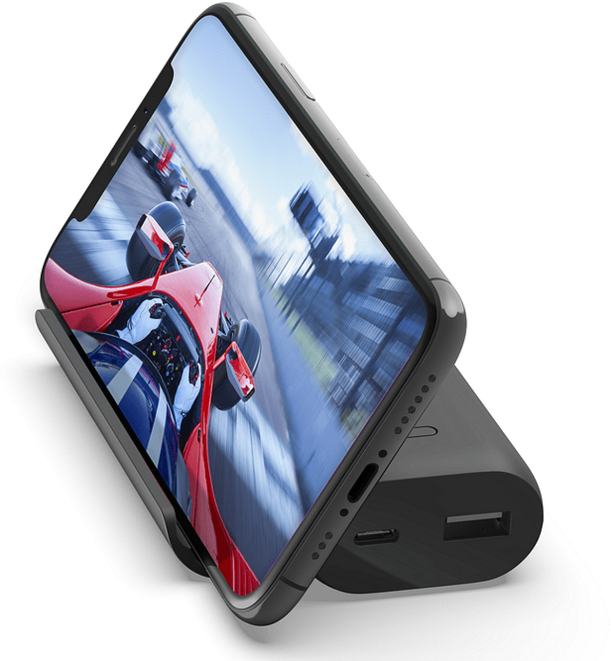 Външна батерия Belkin BoostCharge със стойка 5К, Чернана ниска цена с бърза доставка - BestPC.BG