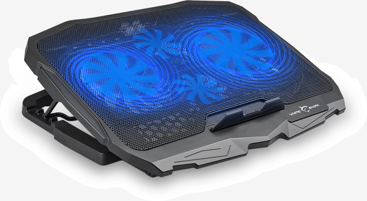 Поставка за лаптоп Охладителна подложка White Shark CP-25 ICE WARIOR / 4 Fansна ниска цена с бърза доставка - BestPC.BG