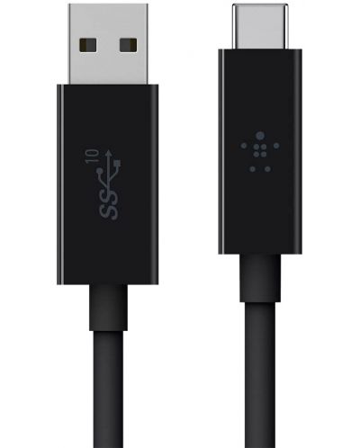 Кабел Belkin, USB-C към USB-A, черенна ниска цена с бърза доставка - BestPC.BG