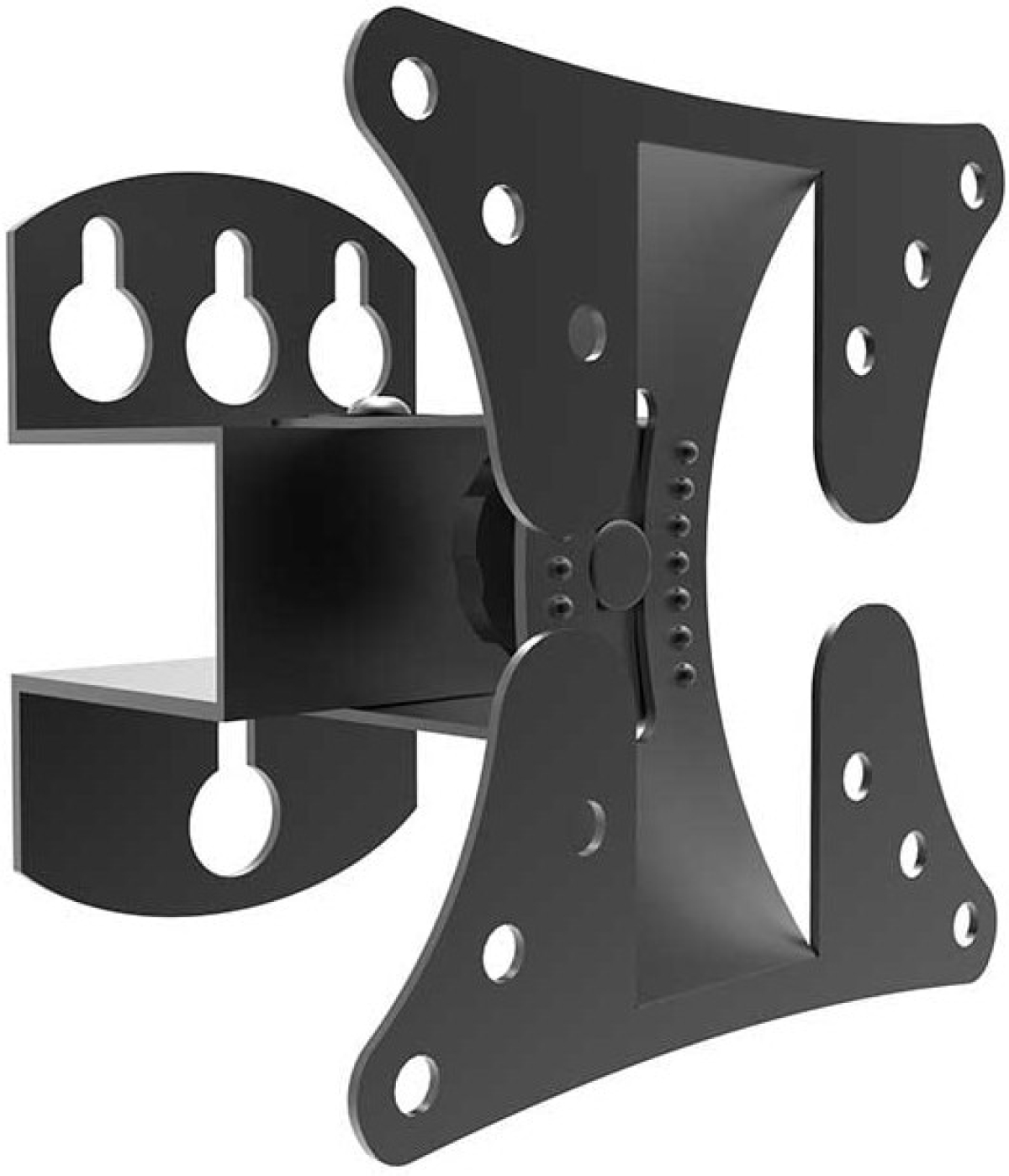 Стойка за телевизор Alien T101V с регулиране и завъртане за LED телевизор 10-27", Подвижна, 100 x 100, Черенна ниска цена с бърза доставка - BestPC.BG