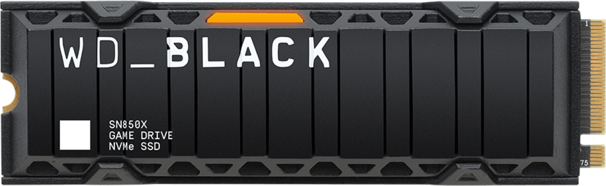 SSD SSD WD Black SN850X HeatSink 2TB M.2 2280 PCIe Gen4 x4 NVMe, Четене/Запис: 7300/6600 MBpsна ниска цена с бърза доставка - BestPC.BG