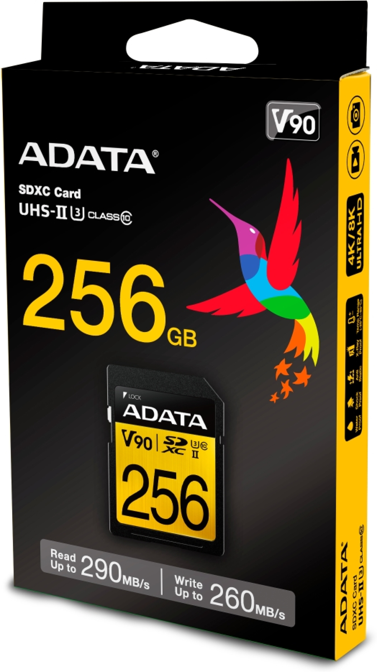 ADATA 256GB SDXC UHS-II U3 CLASS 10на ниска цена с бърза доставка - BestPC.BG