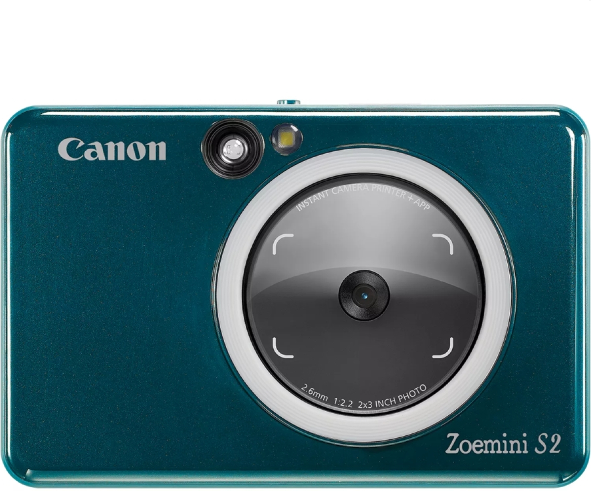 Фотоапарат Canon instant camera printer  Zoemini S2 ZV223, Tealна ниска цена с бърза доставка - BestPC.BG