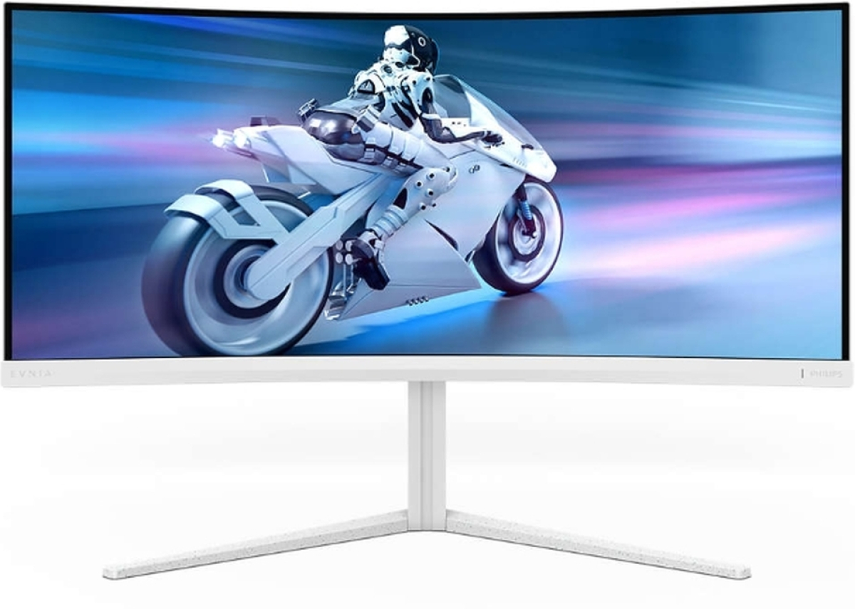 Монитор Philips 34M2C5501A, 34" Curved 1500R VA WLED, 3440x1440@180Hz, 1msна ниска цена с бърза доставка - BestPC.BG