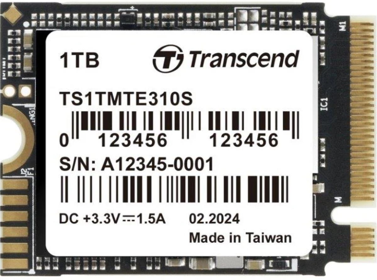 SSD Transcend 1TB, M.2 2230, PCIe Gen4x4, NVMe, 3D TLC, DRAM-lessна ниска цена с бърза доставка - BestPC.BG