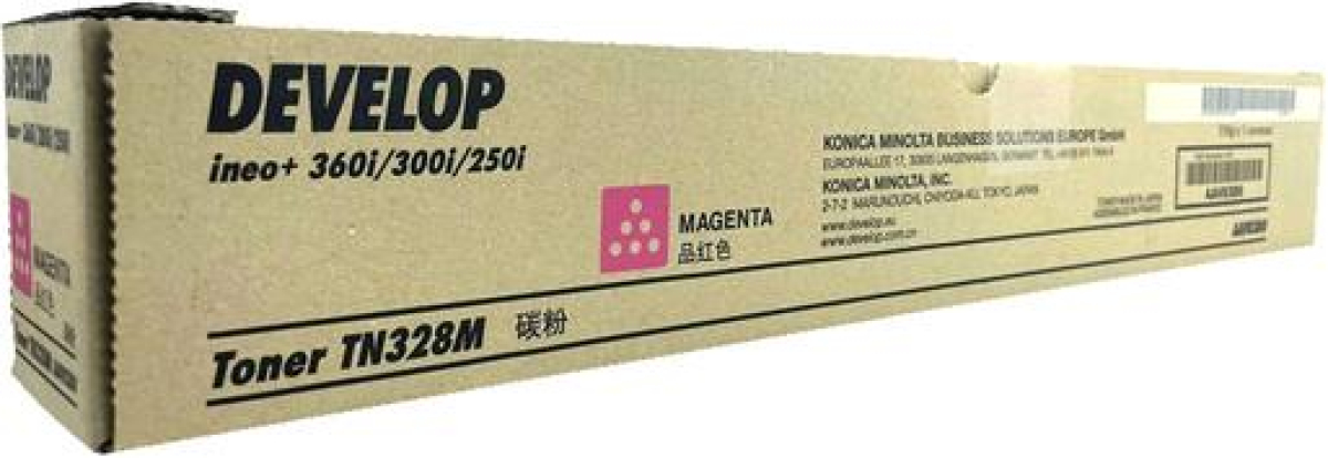 Тонер касета DEVELOP TN-328M, ineo + 251i, + 301i, + 361i, 28000 к., Magentaна ниска цена с бърза доставка - BestPC.BG