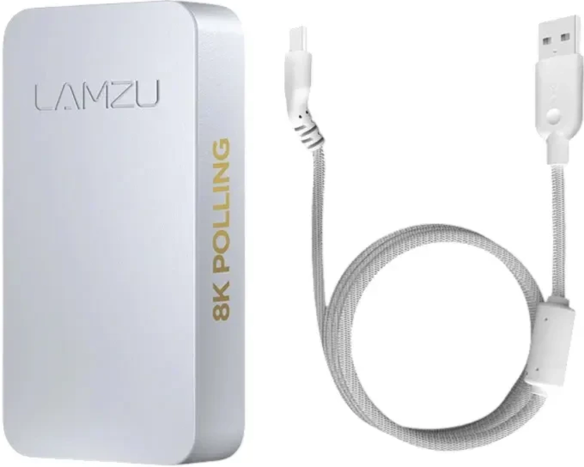 Мултимедиен продукт Lamzu приемник за мишка 8K DONGLE - Бялна ниска цена с бърза доставка - BestPC.BG