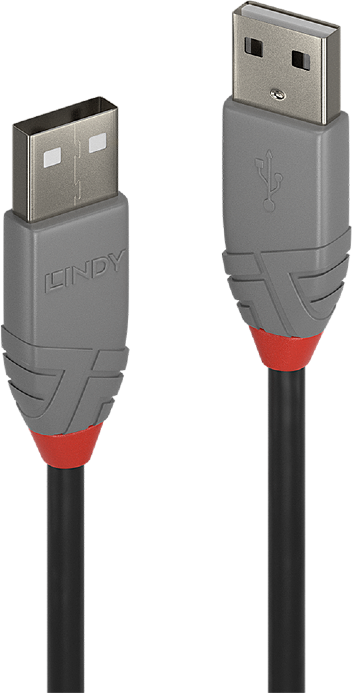 LINDY LNY-36693 : Кабел USB 2.0 Type A-А, Anthra Line, M-M, 2 мна ниска цена с бърза доставка - BestPC.BG