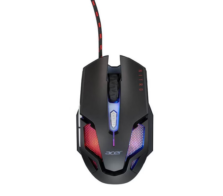 Мишка Acer Nitro Mouse II NMW200 Black, Retail Pack Чернана ниска цена с бърза доставка - BestPC.BG