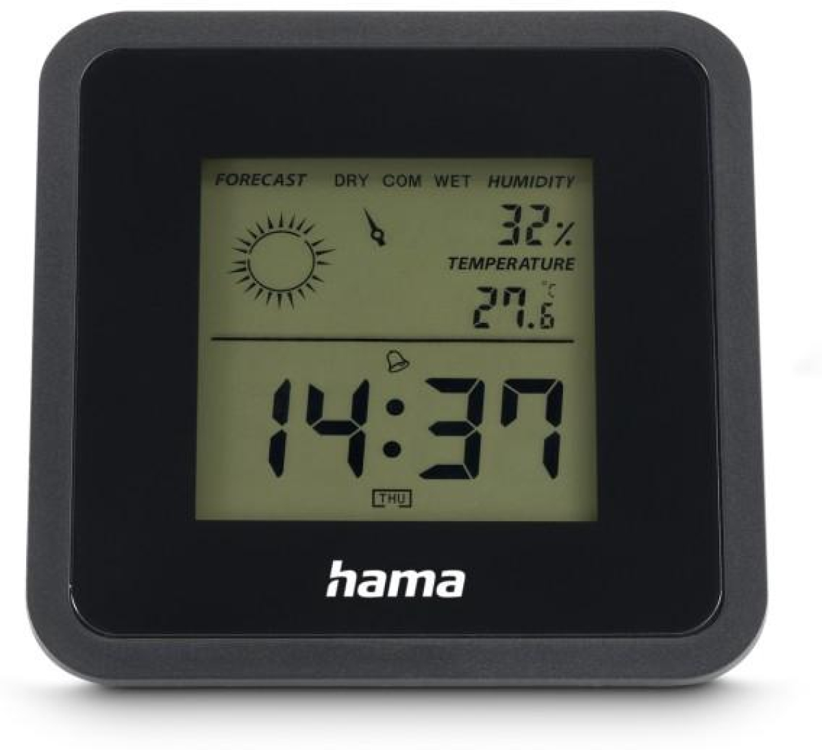 Продукт HAMA Borneo Цифров термометър-хигрометър, черенна ниска цена с бърза доставка - BestPC.BG