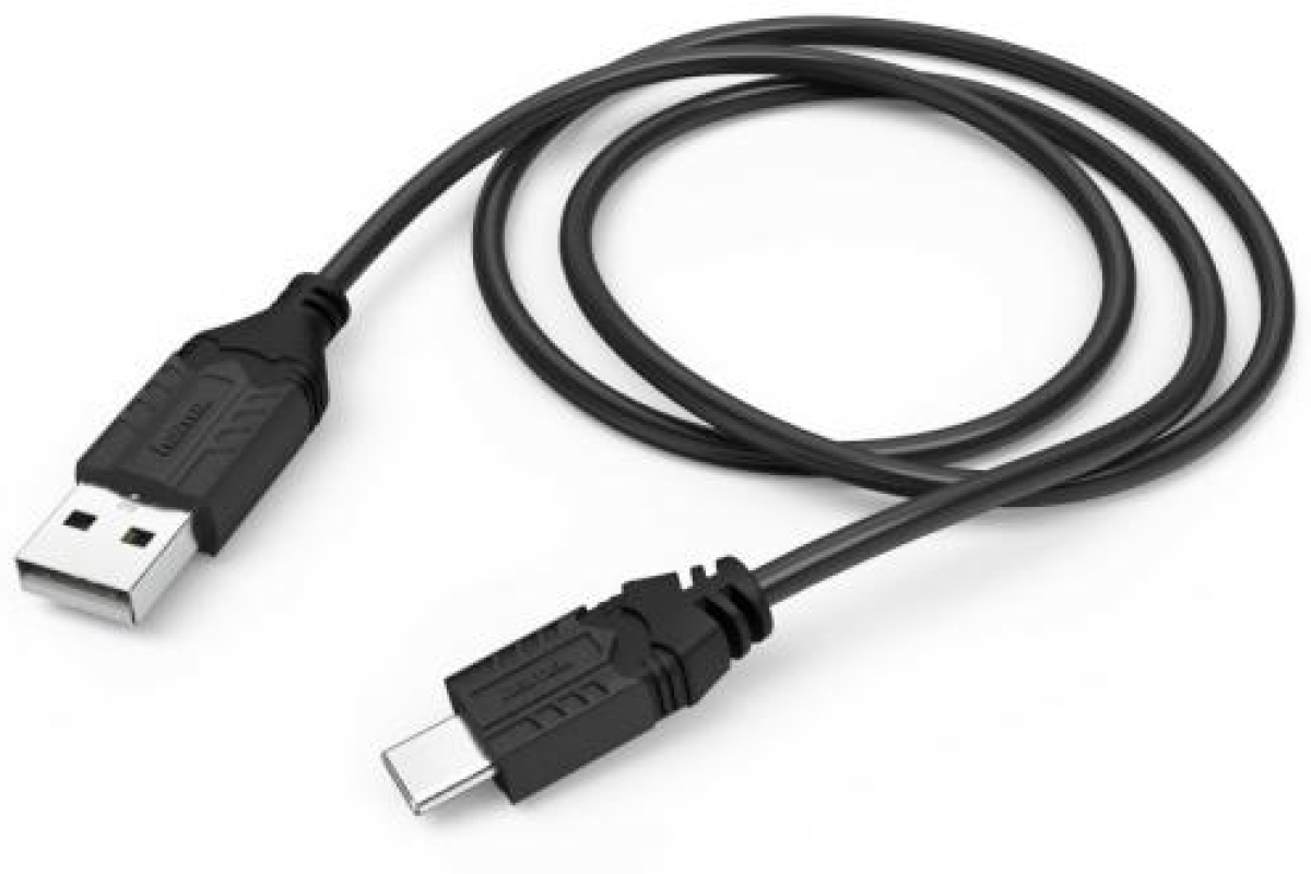 Кабел HAMA USB-A мъжко - USB-C мъжко за зареждане на SONY PS5, 0.75 m, Черенна ниска цена с бърза доставка - BestPC.BG