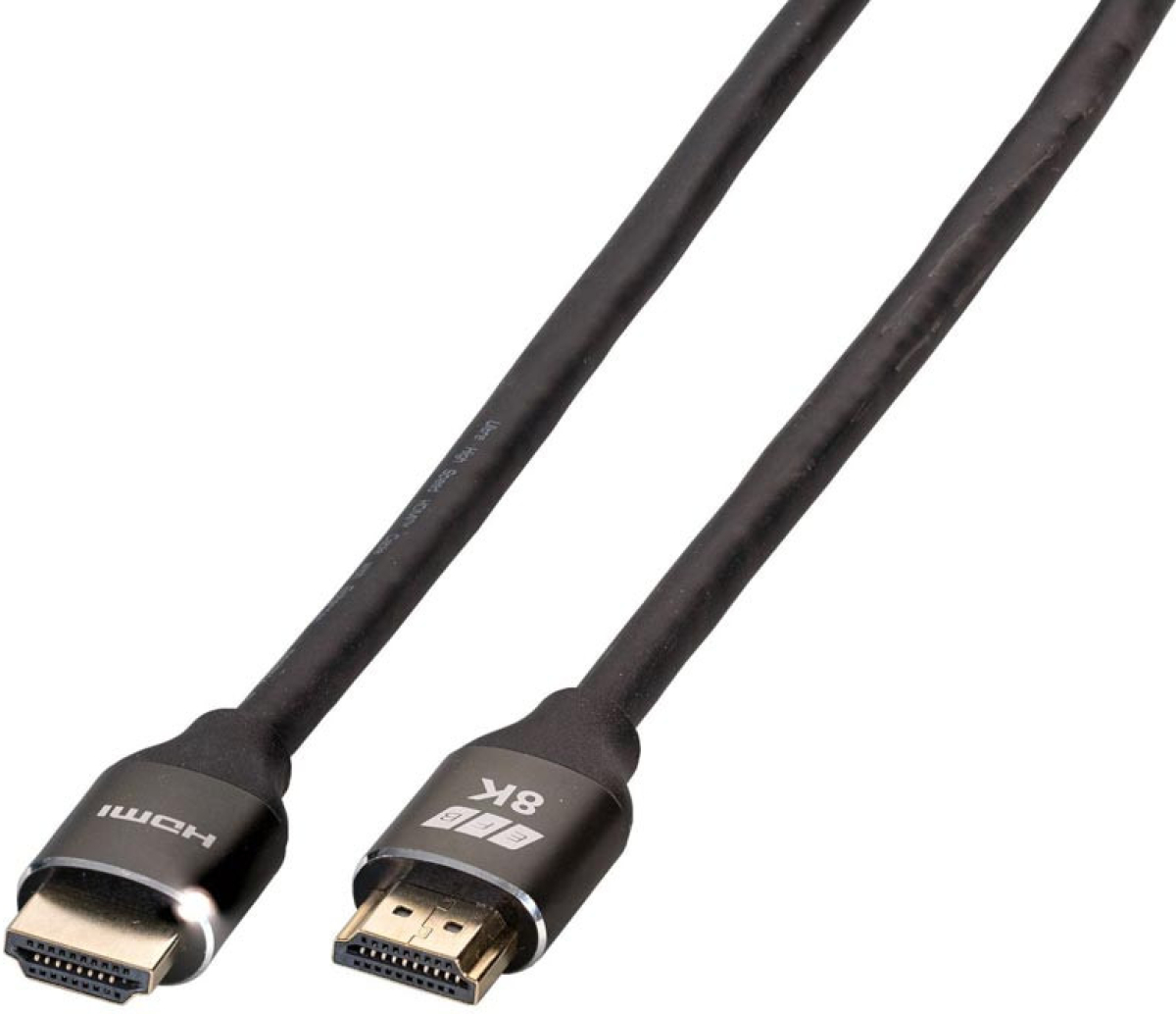 HDMI Ultra HighSpeed кабел 2.1, 8K A-M - A-M, черенна ниска цена с бърза доставка - BestPC.BG