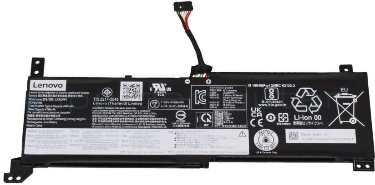 L20M2PF0 батерия за лаптоп Lenovo, 2 клетки, 7.68V, 36Whна ниска цена с бърза доставка - BestPC.BG