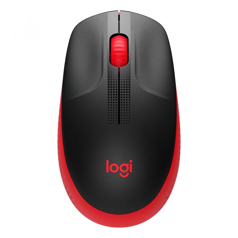 Безжична компютърна мишка Logitech M190 червенана ниска цена с бърза доставка - BestPC.BG
