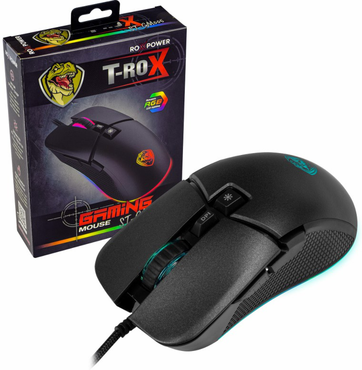 Гейминг компютърна мишка ROXPOWER T-ROX STGM005на ниска цена с бърза доставка - BestPC.BG