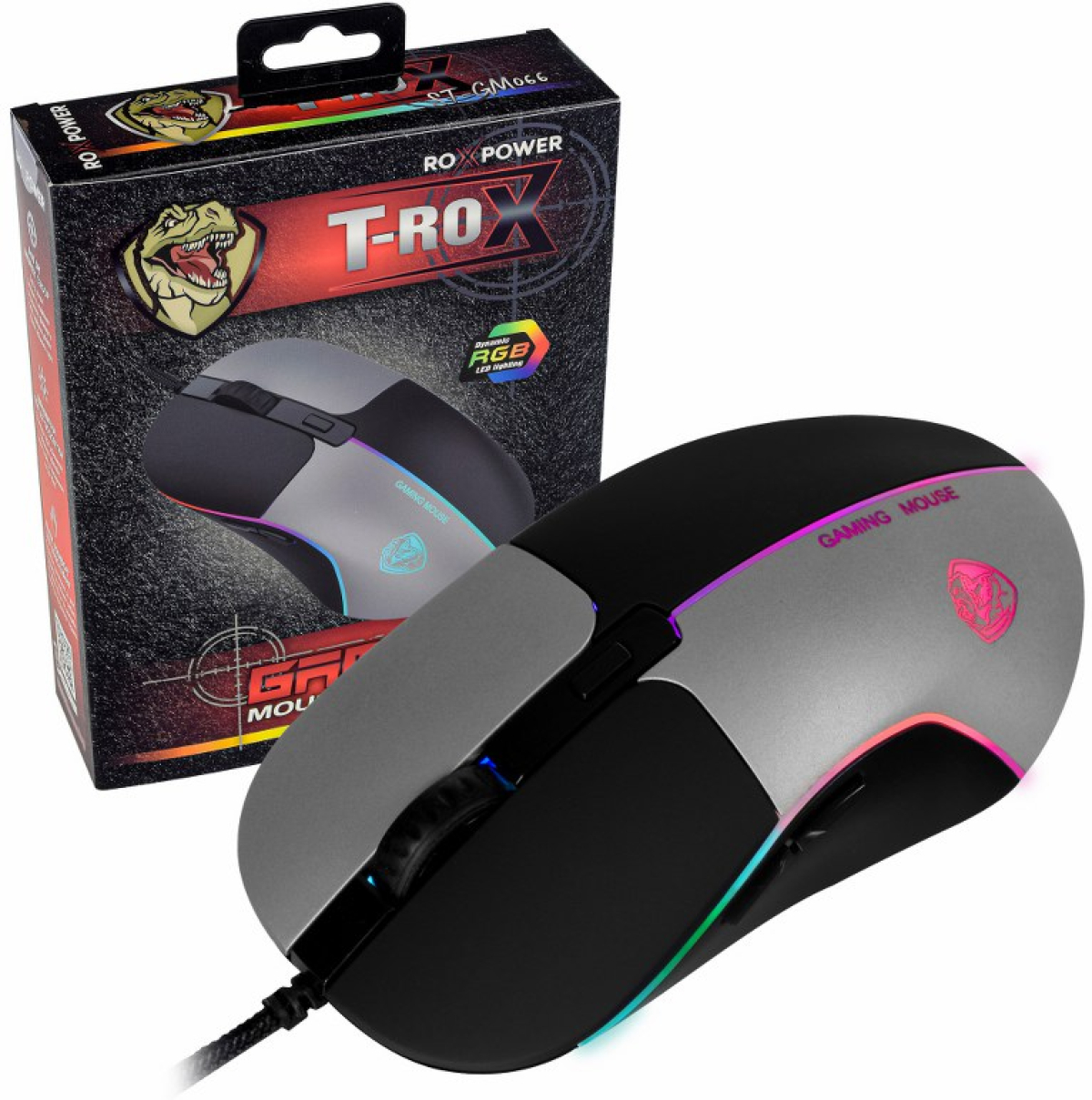 Гейминг компютърна мишка ROXPOWER T-ROX STGM066на ниска цена с бърза доставка - BestPC.BG