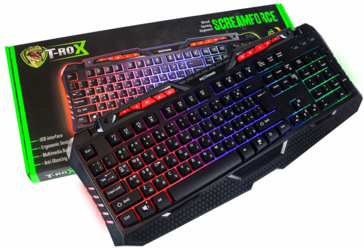 Гейминг компютърна клавиатура T-ROX ST-GKB8161M SCREAMFORCEна ниска цена с бърза доставка - BestPC.BG