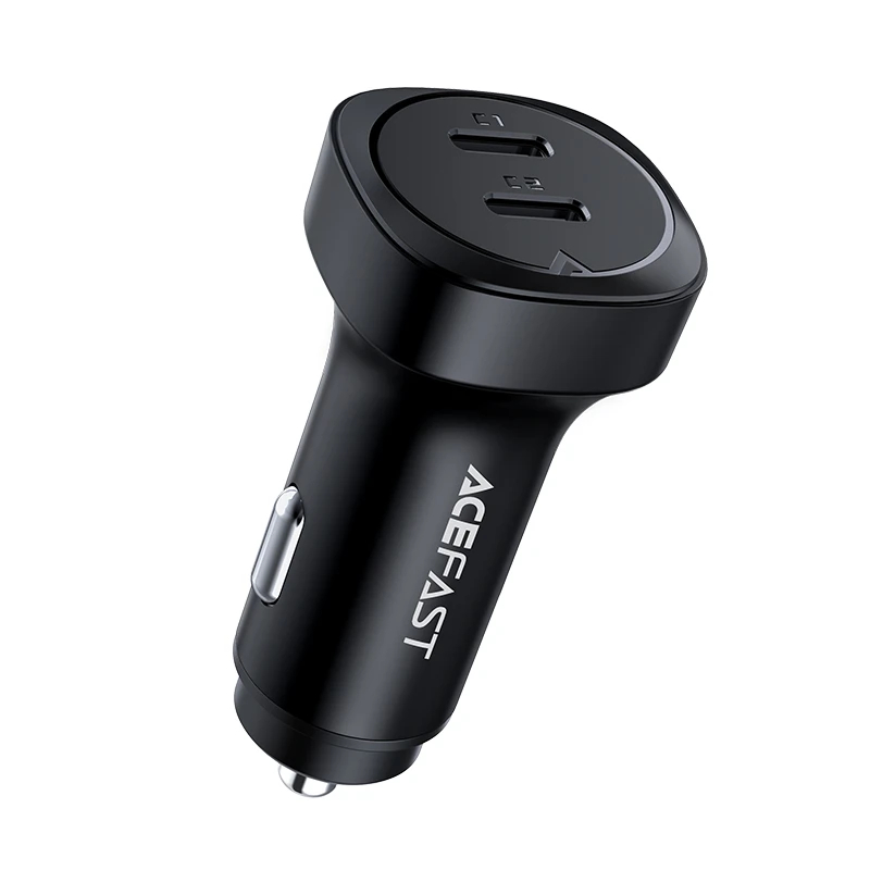 Принадлежност за смартфон Acefast зарядно за кола Fast Charger Car PD3.0 72W - B2 - USB-C x 2, Blackна ниска цена с бърза доставка - BestPC.BG