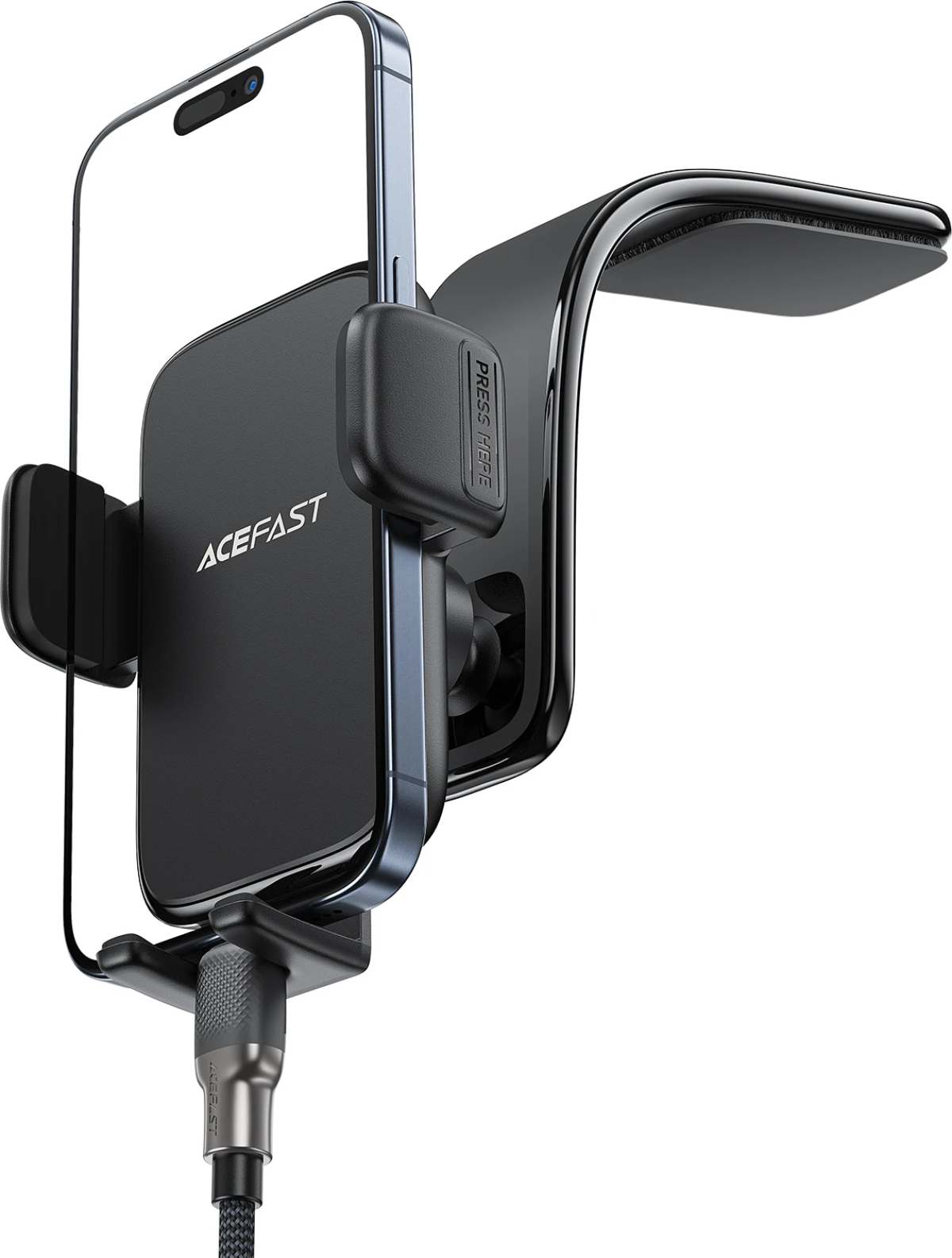 Принадлежност за смартфон Acefast Стойка за телефон за кола Car phone holder - 360 degree - D28 Blackна ниска цена с бърза доставка - BestPC.BG