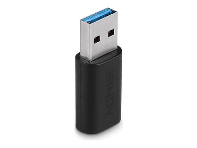АДАПТЕР LINDY - USB-A to USB-C - Black - PN 41904на ниска цена с бърза доставка - BestPC.BG