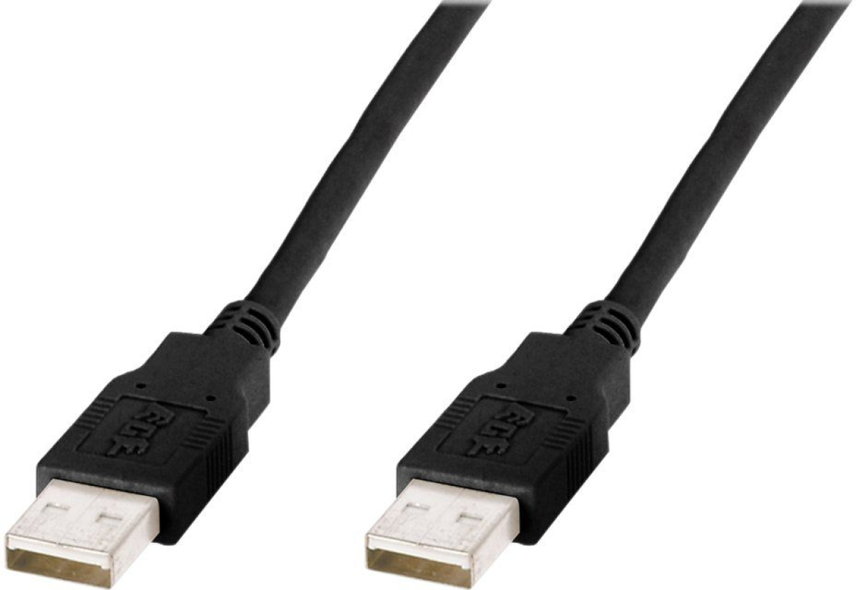 КАБЕЛ USB DIGITUS - USB-A to USB-A - 5,0 m - Black - PN AK-300101-050-Sна ниска цена с бърза доставка - BestPC.BG