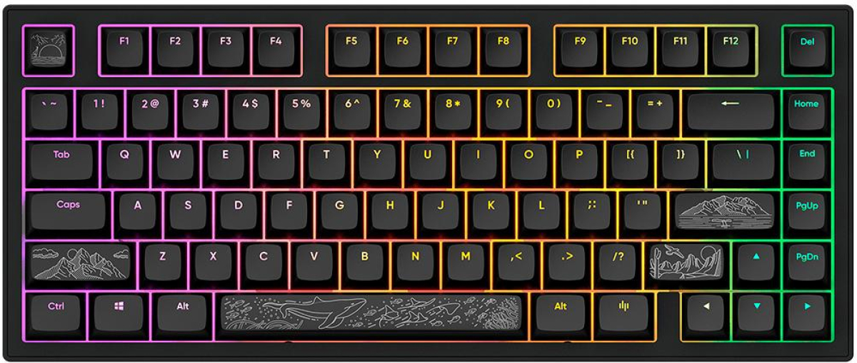 Геймърскa механична клавиатура Dark Project ALU81A Terra Nostra Black RGBна ниска цена с бърза доставка - BestPC.BG