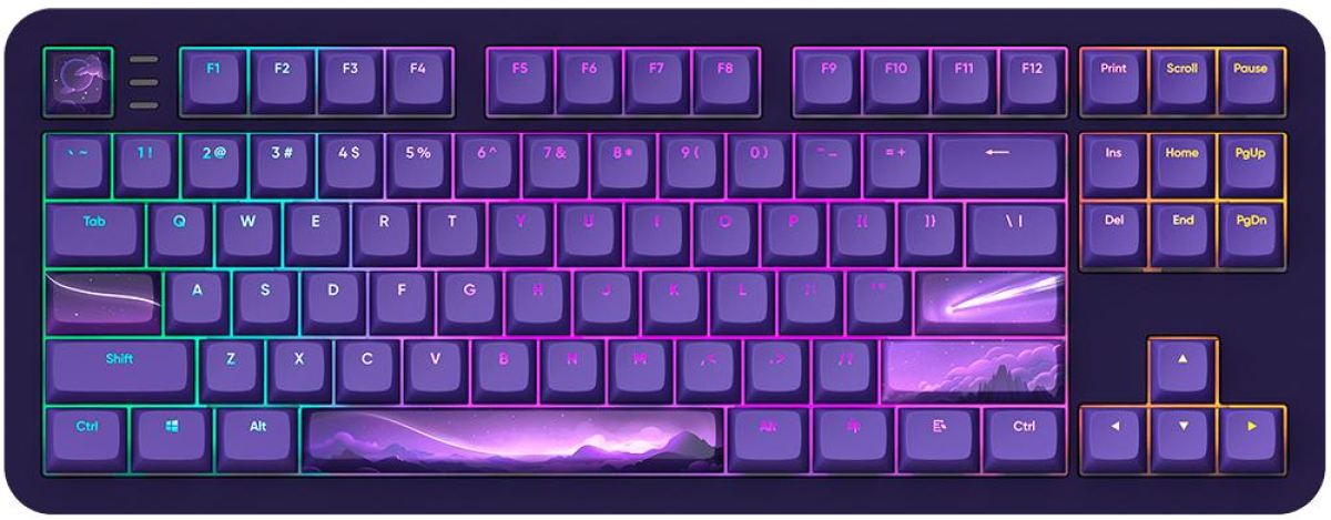 Геймърскa механична клавиатура Dark Project ALU87B Celestial RGBна ниска цена с бърза доставка - BestPC.BG