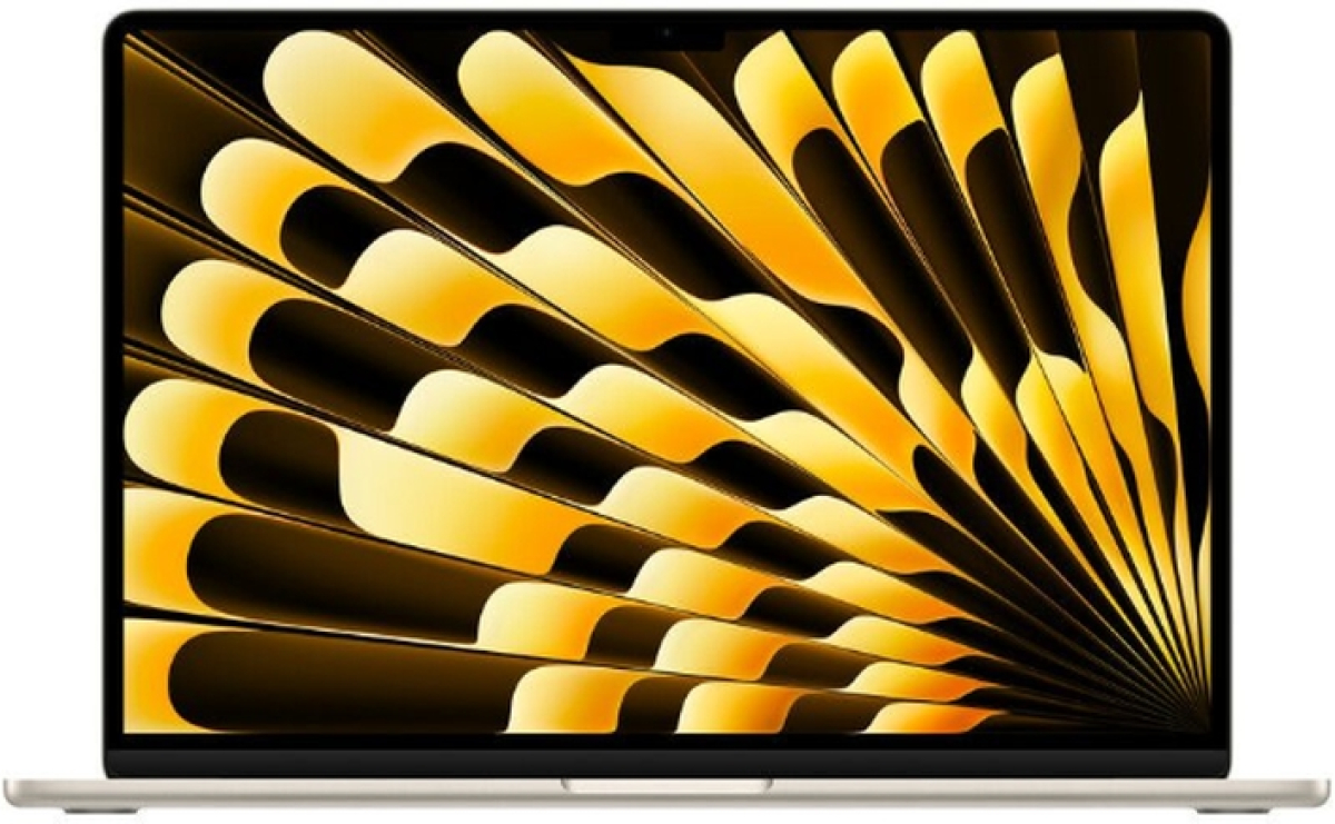 Лаптоп Apple 15-inch MacBook Air, Apple M3 chip with 8-core CPU, 256GB SSD, 16GB - Starlightна ниска цена с бърза доставка - BestPC.BG