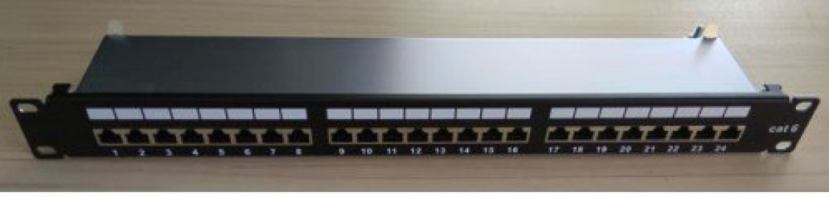 Пач панел FTP Cat.6 24 портана ниска цена с бърза доставка - BestPC.BG