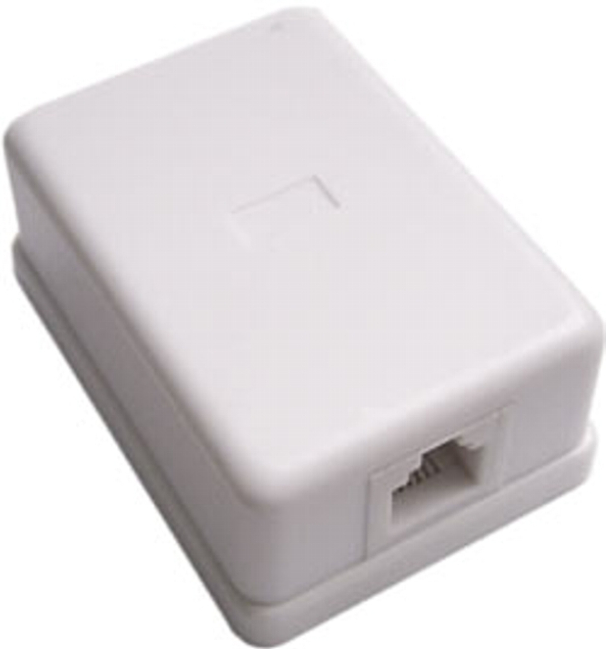 Интернет розетка RJ45 Cat5e единична, повърхностнана ниска цена с бърза доставка - BestPC.BG