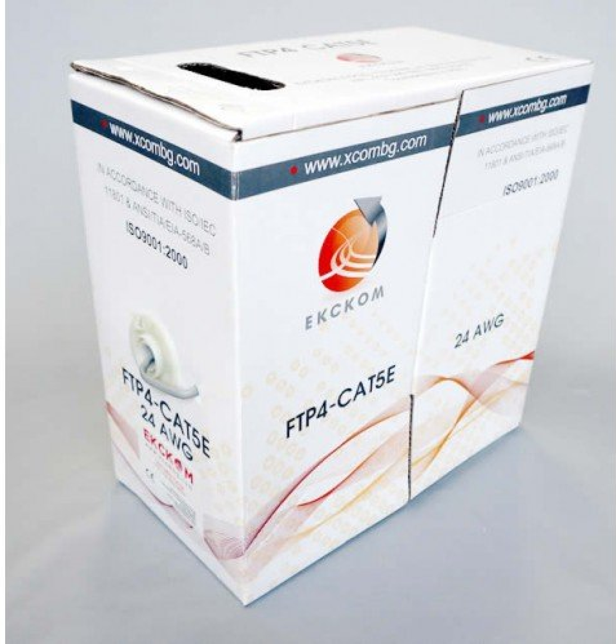 Кабел FTP CAT5e 24AWG CCA BEST, Сив, 305 метрана ниска цена с бърза доставка - BestPC.BG