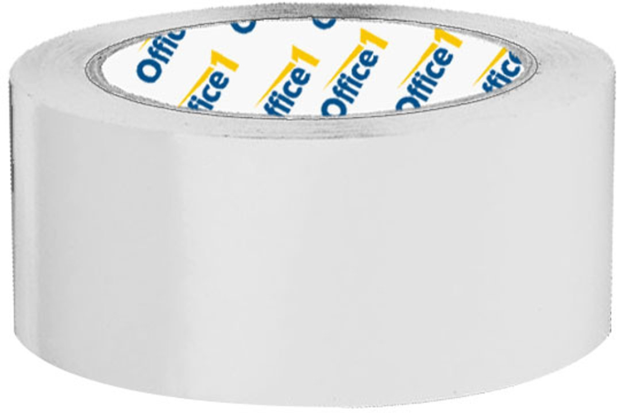 Office 1 Тиксо, опаковъчно, 48 mm x 66 m, бялона ниска цена с бърза доставка - BestPC.BG