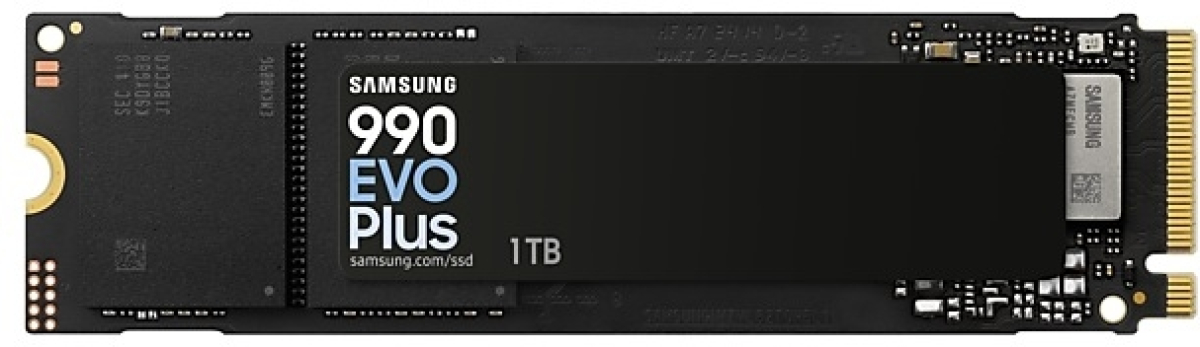 SSD Samsung SSD 990 EVO Plus 1TB PCIe 4.0 NVMe 2.0 M.2 V-NAND 3-bit MLC, 256-bit Encryptionна ниска цена с бърза доставка - BestPC.BG