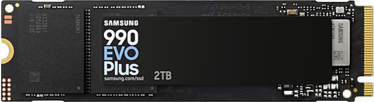 SSD Samsung SSD 990 EVO Plus 2TB PCIe 4.0 NVMe 2.0 M.2 V-NAND 3-bit MLC, 256-bit Encryptionна ниска цена с бърза доставка - BestPC.BG