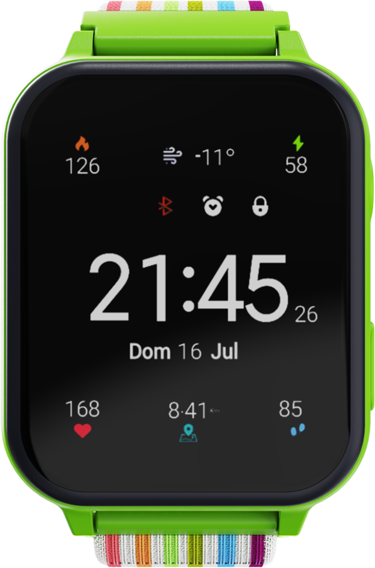 Смарт часовник CANYON kids watch Alfie KW-37 MP3 Study, Зеленна ниска цена с бърза доставка - BestPC.BG