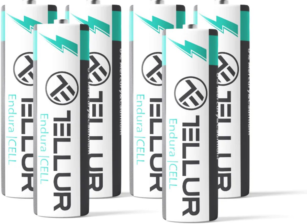 Tellur Endura Cell батерии, цинково-въглеродни, AAA R03, 1.5V, 6 брояна ниска цена с бърза доставка - BestPC.BG