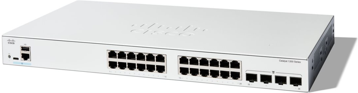 CISCO Catalyst 1200 24-port GE 4x1G SFPна ниска цена с бърза доставка - BestPC.BG