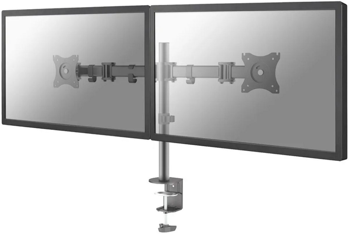 Стойка за монитор Neomounts Flat Screen Desk mount (10-27") скоба за бюро/втулкана ниска цена с бърза доставка - BestPC.BG