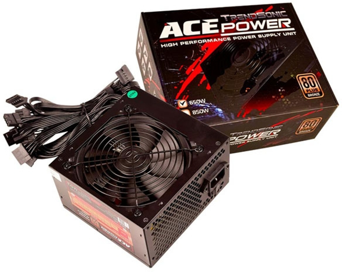 Захранване PSU TrendSonic ACE Power FP-650W, 80+Bronzeна ниска цена с бърза доставка - BestPC.BG