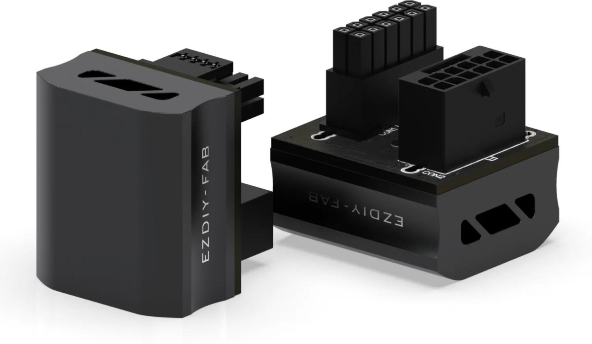 Други EZDIY-FAB адаптер за видеокарта 12VHPWR 600W - STD 180 Blackна ниска цена с бърза доставка - BestPC.BG