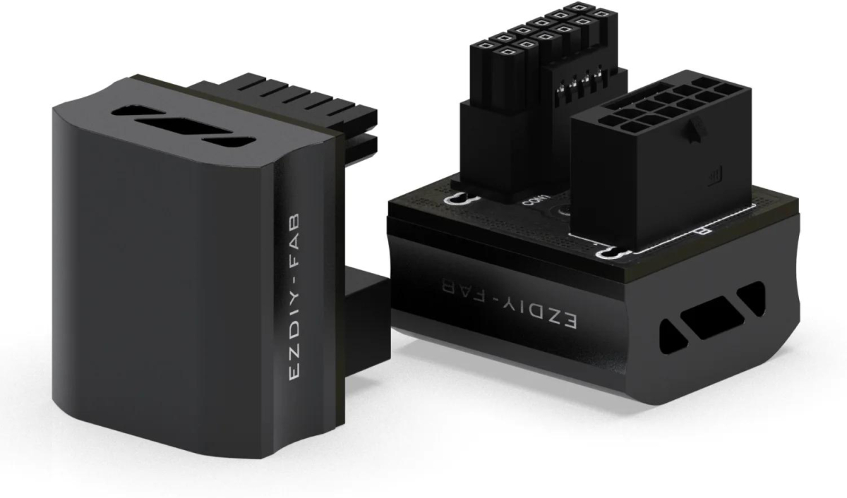 Други EZDIY-FAB адаптер за видеокарта 12VHPWR 600W - RVS 180 Blackна ниска цена с бърза доставка - BestPC.BG