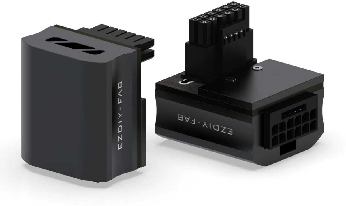Други EZDIY-FAB адаптер за видеокарта 12VHPWR 600W - STD 90 Blackна ниска цена с бърза доставка - BestPC.BG